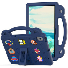 Detské puzdro pre Lenovo Tab M10 X505F X605F / Tab P10-X705F/L / Huawei T5 10.1, Cute Patterns, so stojanom, tmavomodré