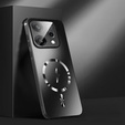 Puzdro pre Oppo Reno 14, pre MagSafe, s ochranou fotoaparátu, čierne