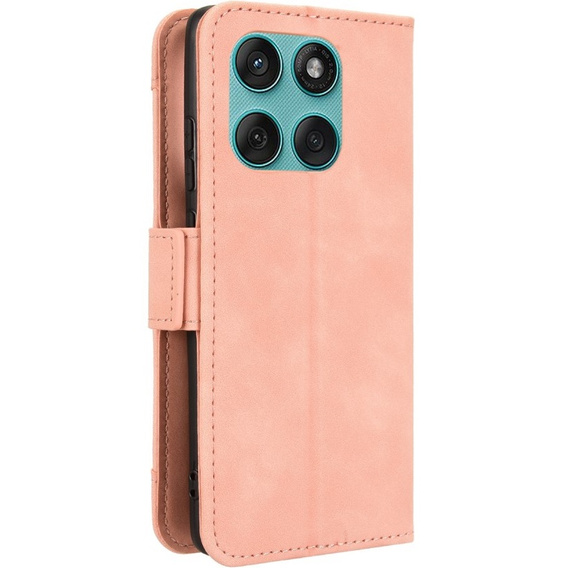 Klapkové puzdro pre Motorola Edge 60 / 60 Fusion, Card Slot, ružové