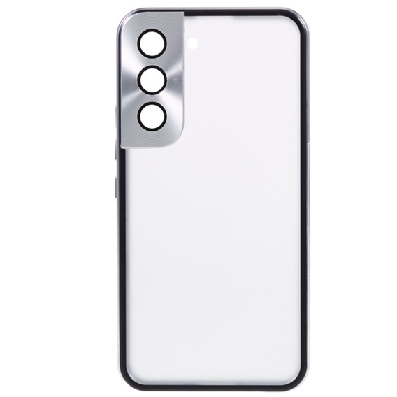 Puzdro pre Samsung Galaxy S21, Magnetic Dual Glass, strieborné