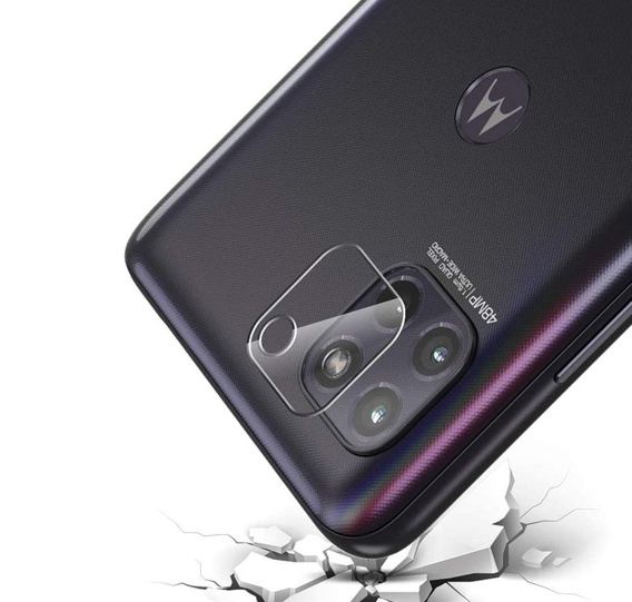 Tvrdené sklo na fotoaparát pre Motorola Moto G 5G, modré