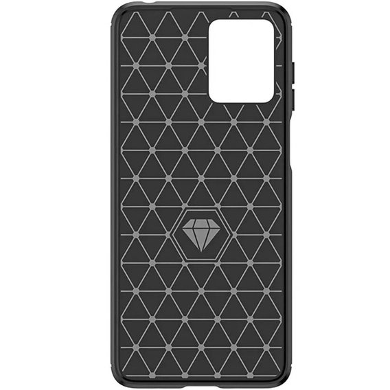 Obal na mobil pre Motorola Moto E14, Carbon, čierne