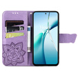 Klapkové puzdro pre Xiaomi Redmi Note 14 4G, Butterfly, fialové
