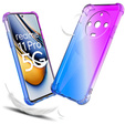 Puzdro pre Realme 11 Pro / 11 Pro +, Gradient Dropproof, Fialová / modrá