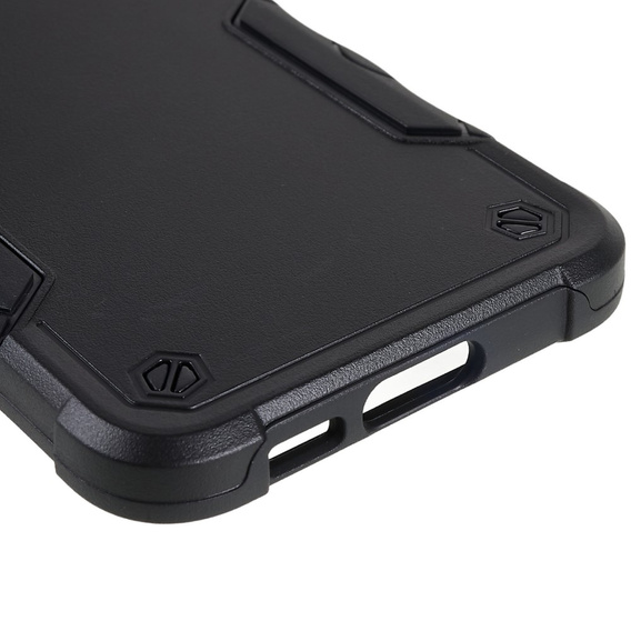 Obrnené puzdro pre Samsung Galaxy S23 Plus, Dual-Layer, čierne