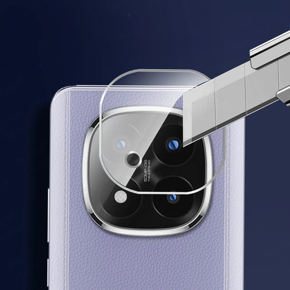 Tvrdené sklo na fotoaparát pre Xiaomi Redmi Note 14 Pro+, priehľadné