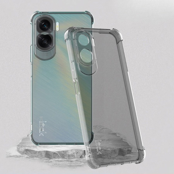 IMAK Obal na mobil pre Honor X50i 5G, Dropproof, transparentné / čierne