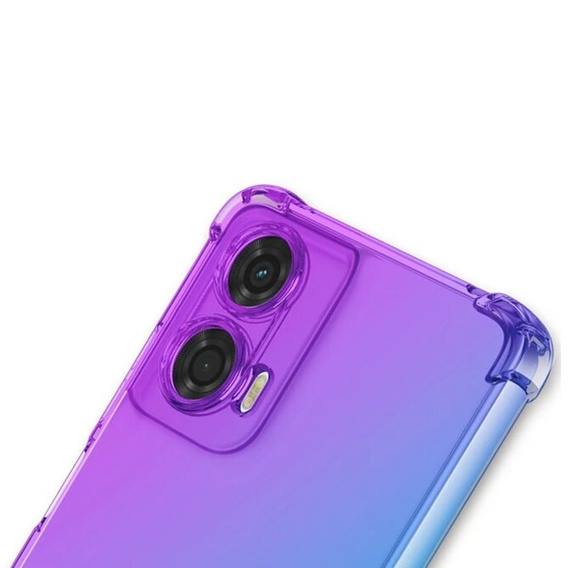 Puzdro pre Motorola Moto G85, Gradient Dropproof, Fialová / modrá