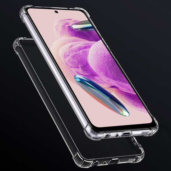 Obal na mobil pre Xiaomi Redmi Note 12S, Dropproof, priehľadné