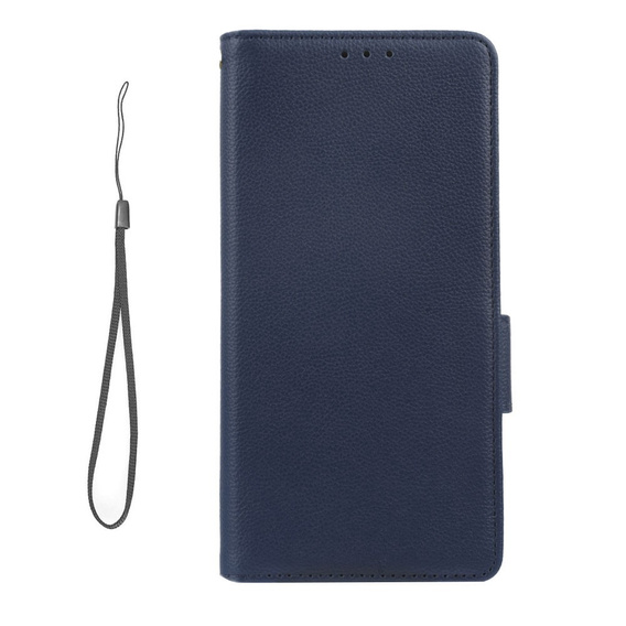 Klapkové puzdro pre Motorola Moto G72, Wallet Thin Magnet, tmavomodré
