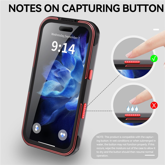 Vodotesné puzdro SHELLBOX GTM IP68 s MagSafe pre iPhone 17 Pro