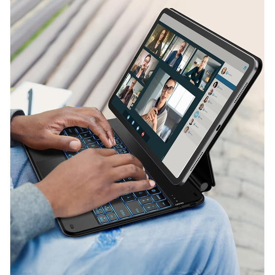Puzdro s klávesnicou Dracool pre iPad Air 11" 2024 (6 gen.) / Air 10.9" 2022/2020 (5/4 gen.) / Pro 11" 2022/2021/2020/2018 (4/3/2/1 gen.), čierne