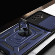Obal na mobil pre Samsung Galaxy A14 4G/5G, CamShield Slide, námornícky modrý