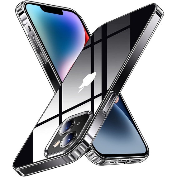 Obal na mobil pre iPhone 14 Plus, Fusion Hybrid, priehľadné