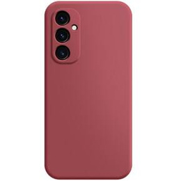 Puzdro pre Samsung Galaxy A25, Silicone Lite, červené + sklo 9H