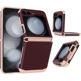 Pancierované puzdro pre Samsung Galaxy Z Flip7 FE / Z Flip6, Armor Shockproof, bordové