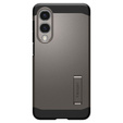 Puzdro Spigen pre Samsung Galaxy A36 5G, Tough Armor Mag MagSafe, čierne + tvrdené sklo 9H