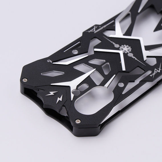 Pancierované puzdro pre Nothing Phone 2, Aluminum Alloy, čierne