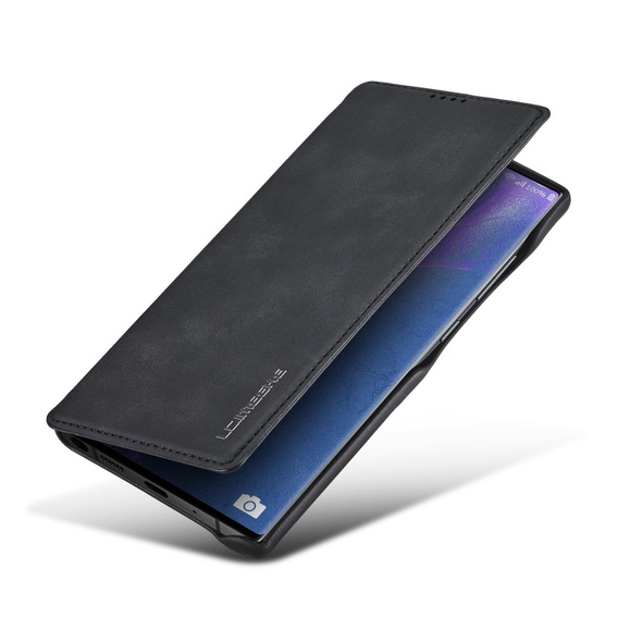 Klapkové puzdro pre Samsung Galaxy Note 20 Ultra, LC.IMEEKE, čierne