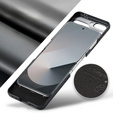 Puzdro pre Samsung Galaxy Z Flip7 FE / Z Flip6, CASEME Litchi Leather, čierne