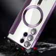 Klapkové puzdro pre Samsung Galaxy S24 Ultra, RFID Wallet MagSafe CamShield, fialové