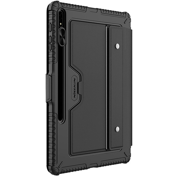 Puzdro + klávesnica Galaxy Tab S8+ / Tab S7 +/ Tab S7 FE, NILLKIN Bumper Pen Slot, čierne