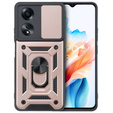 Obal na mobil pre Oppo A38 4G / Oppo A18 4G, CamShield Slide, ružové rose gold