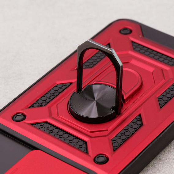 Obal na mobil pre Oppo A78 4G, CamShield Slide, červené