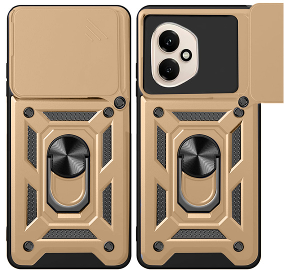 Obal na mobil pre Honor 400 5G, CamShield Slide, zlaté