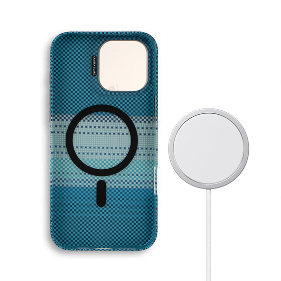 Puzdro pre iPhone 16 Pro Max, Frame Kickstand, pre MagSafe, Moon Blue