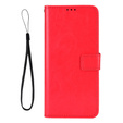 Klapkové puzdro pre Samsung Galaxy A36, Crazy Horse Wallet, červené