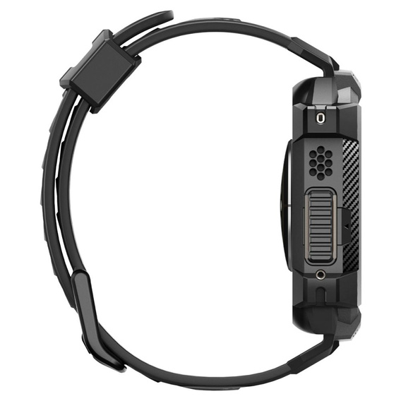 Pasek z etui Spigen do Apple Watch Ultra 49mm, Rugged Armor Pro, Czarny