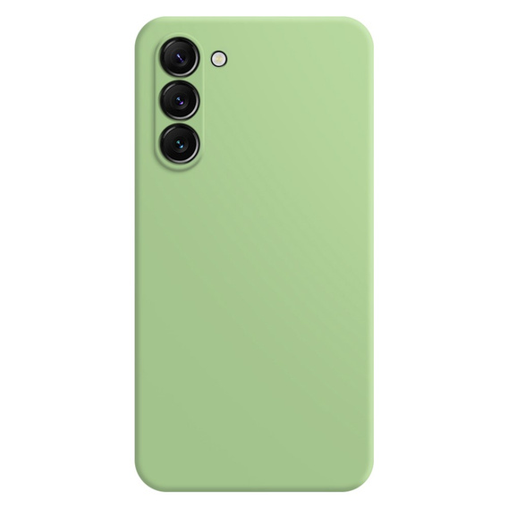 Obal na mobil pre Samsung Galaxy S23 5G, Silicone Lite, zelený