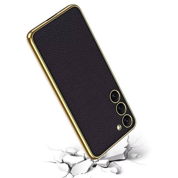 Obal na mobil pre Samsung Galaxy S24, GKK Leather, čierne