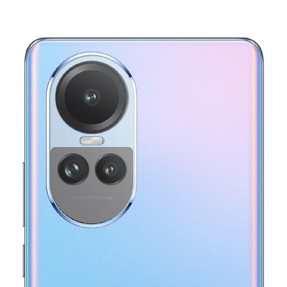 2x tvrdené sklo ERBORD na kameru Oppo Reno 10 / 10 Pro, priehľadné