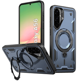 Puzdro pre Samsung Galaxy A56, Military MagSafe, modré