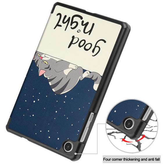 Puzdro pre Lenovo Tab M8 Gen 4 TB-300FU, Smartcase, sleeping cat