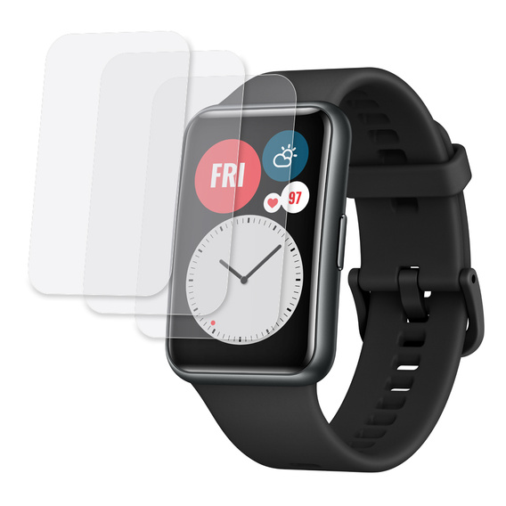 3x ERBORD Hydrogélová fólia pre Huawei Watch Fit