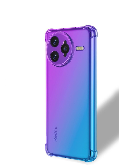 Puzdro pre Xiaomi Poco F7 Ultra, Gradient Dropproof, Fialová / modrá