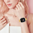 Oceľový náramok pre Apple Watch 1/2/3/4/5/6/7/8/SE/ULTRA 42/44/45/49 MM - zlatý