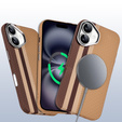 Puzdro pre iPhone 16, Carbon Fiber MagSafe, žlté