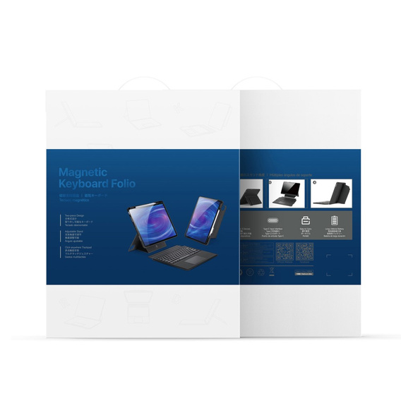 Puzdro s klávesnicou pre Xiaomi Pad 7 / 7 Pro, Dux Ducis DK Series, čierne