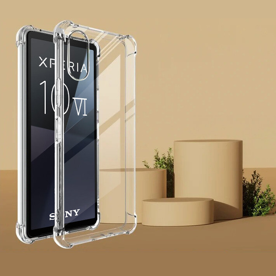 IMAK Obal na mobil pre Sony Xperia 5 V, Dropproof, priehľadné