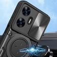 Pancierované puzdro pre Realme C55, CamShield Slide, čierne