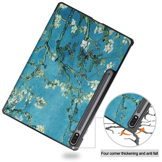 Puzdro pre Samsung Galaxy Tab S9 Plus, Smartcase, sakura