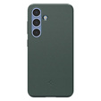 Puzdro Spigen pre Samsung Galaxy S25, Thin Fit Mag, zelené + tvrdené sklo 9H