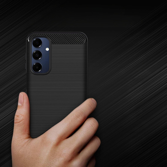 Obal na mobil pre Samsung Galaxy A16, Carbon, čierne