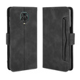Klapkové puzdro pre Xiaomi Redmi Note 9S/9 Pro/9 Pro Max, Card Slot, čierne