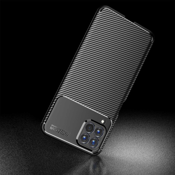 Obal na mobil pre Samsung Galaxy M53 5G, Carbon Gel, čierne