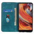 Obal na mobil pre Samsung Galaxy S24 Ultra, Wallet Litchi Leather, zelený
